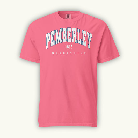 Jane Austen Pemberley 1813 Derbyshire T-Shirt | Pride and Prejudice Comfort Colors® Quality