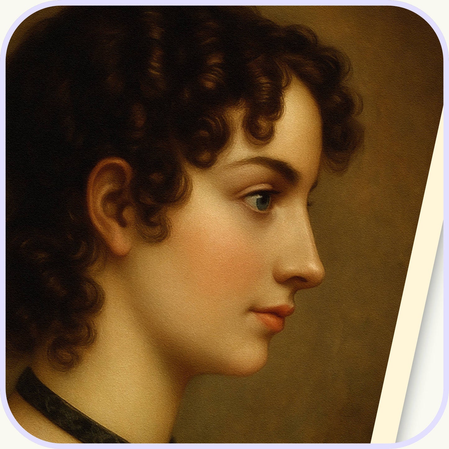 Anne Brontë Portrait Print | Original Bronte Sisters Poster | 11" x 17" Giclée Art Print