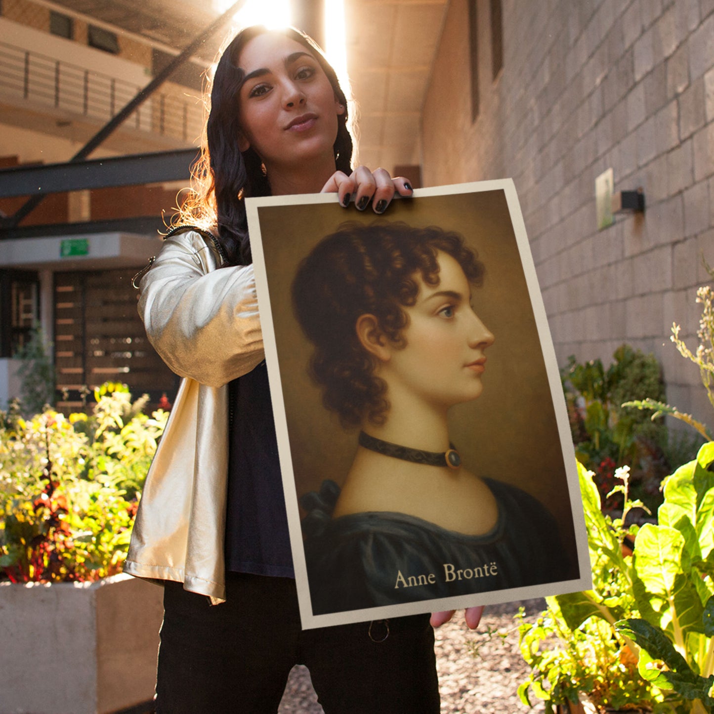 Anne Brontë Portrait Print | Original Bronte Sisters Poster | 11" x 17" Giclée Art Print