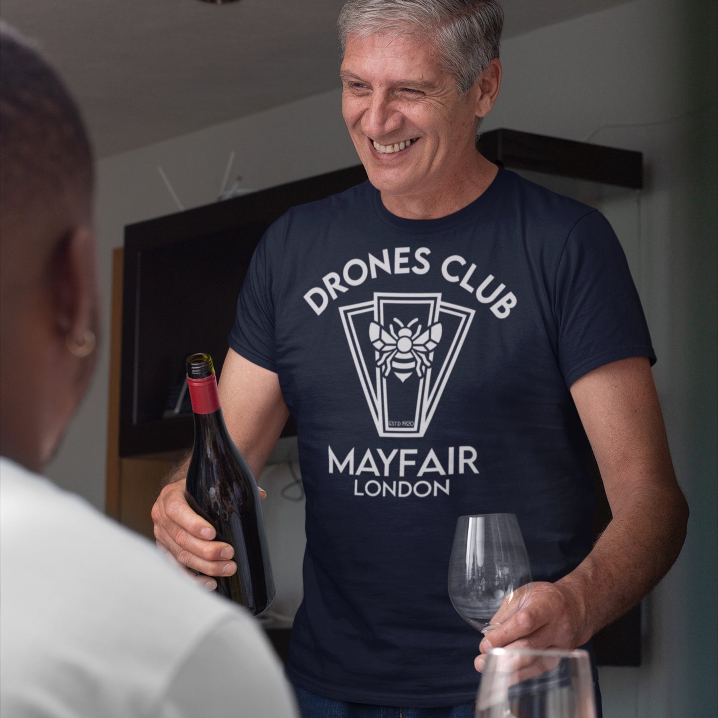 Drones Club Mayfair T-Shirt | P.G. Wodehouse Shirt for Lovers of Bertie Wooster and Jeeves.