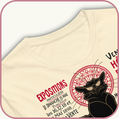 Paris 1898 “Le Chat Noir” Exhibition Poster T-Shirt