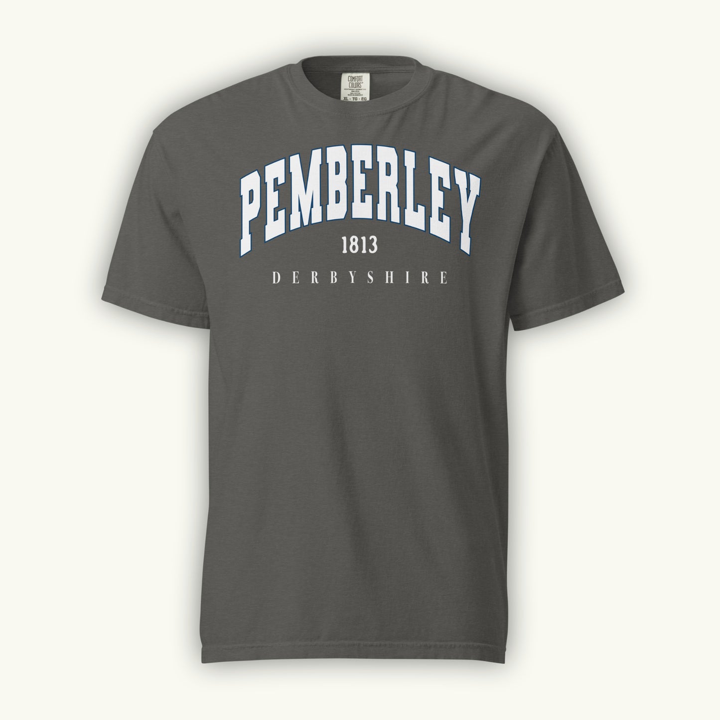 Jane Austen Pemberley 1813 Derbyshire T-Shirt | Pride and Prejudice Comfort Colors® Quality