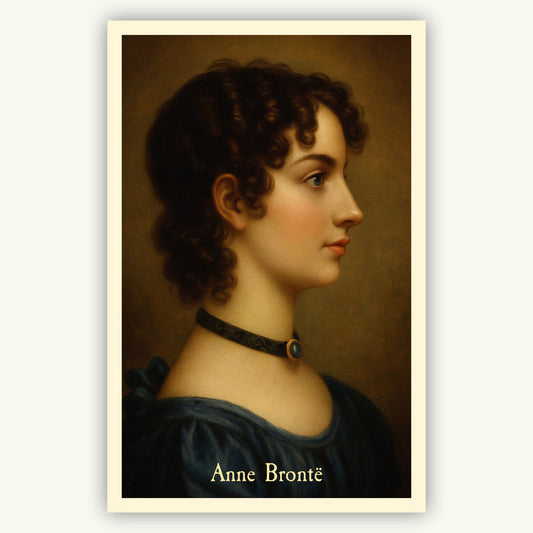 Anne Brontë Portrait Print | Original Bronte Sisters Poster | 11" x 17" Giclée Art Print