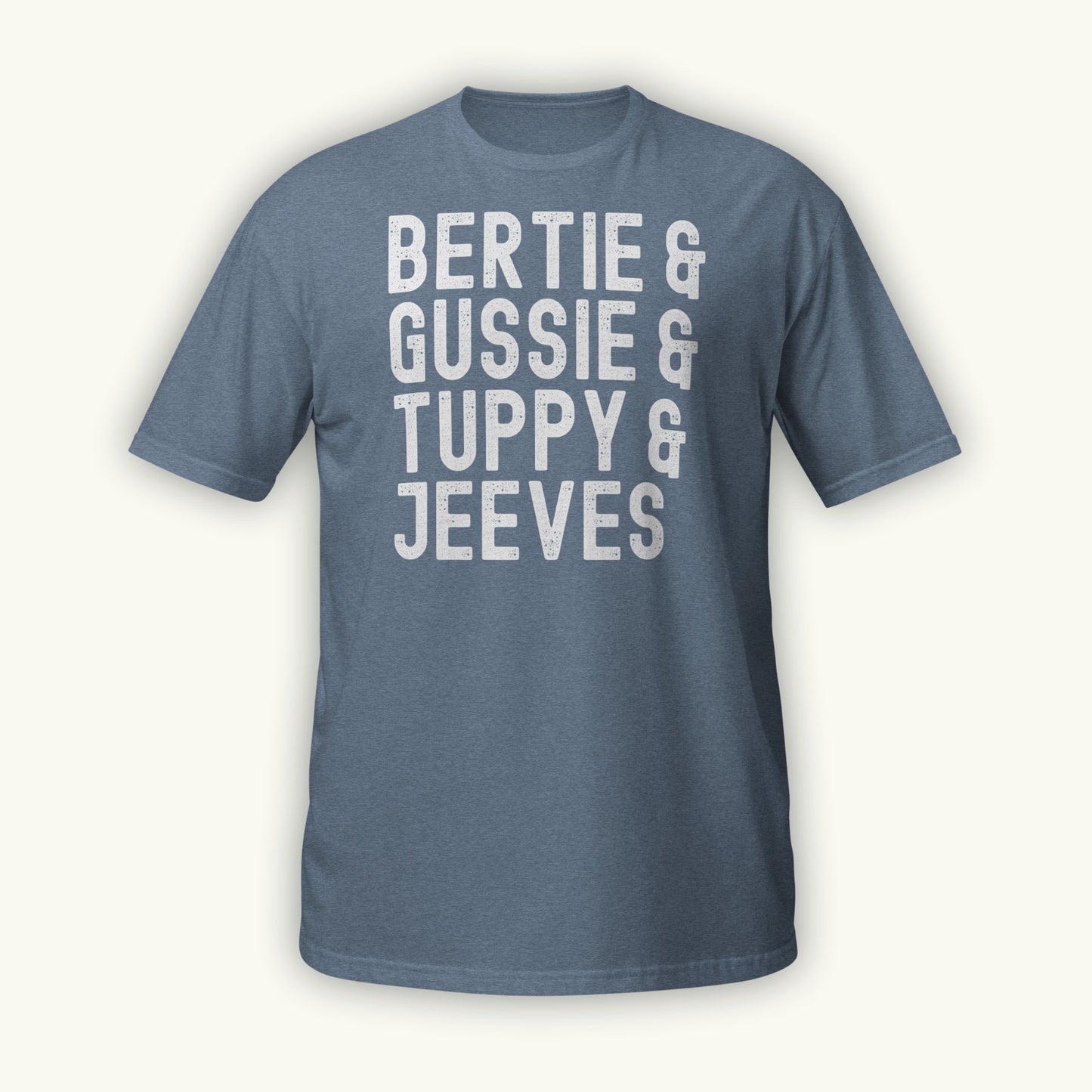 Wodehouse Characters T-Shirt Bertie Wooster Jeeves Gussie Tuppy