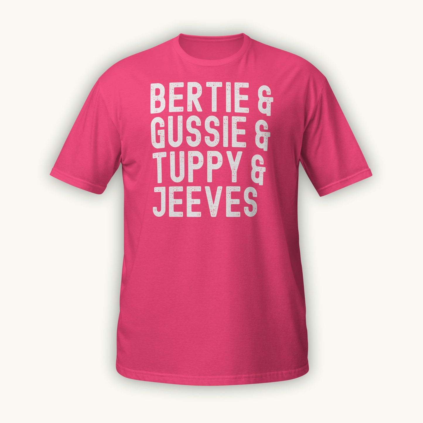Wodehouse Characters T-Shirt Bertie Wooster Jeeves Gussie Tuppy