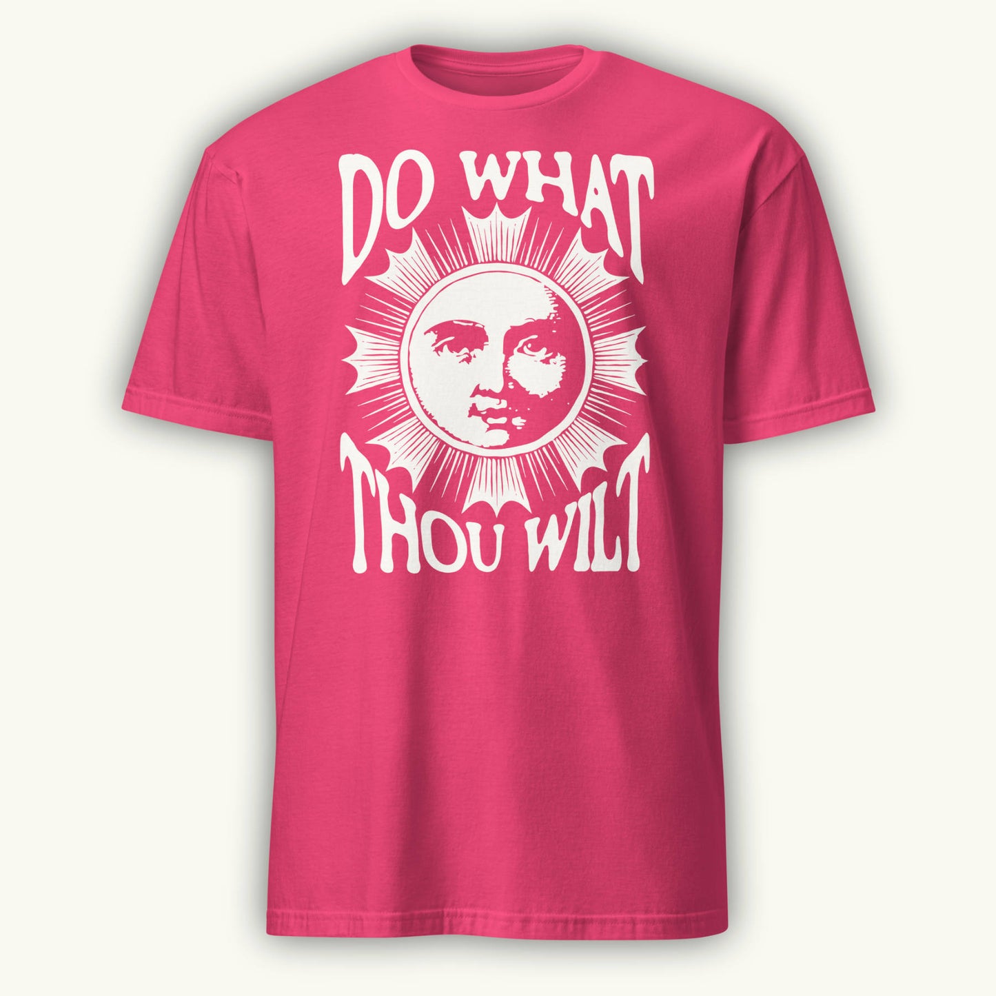 Do What Thou Wilt T-Shirt – Occult Sun & Moon Design (Aleister Crowley Inspired) Tee
