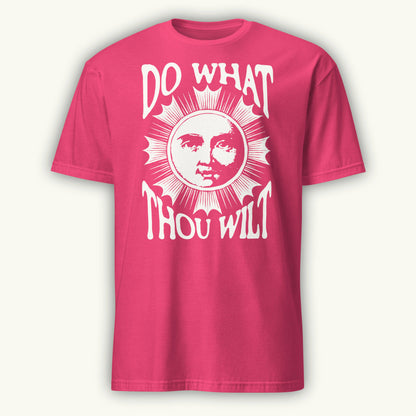 Do What Thou Wilt T-Shirt – Occult Sun & Moon Design (Aleister Crowley Inspired) Tee