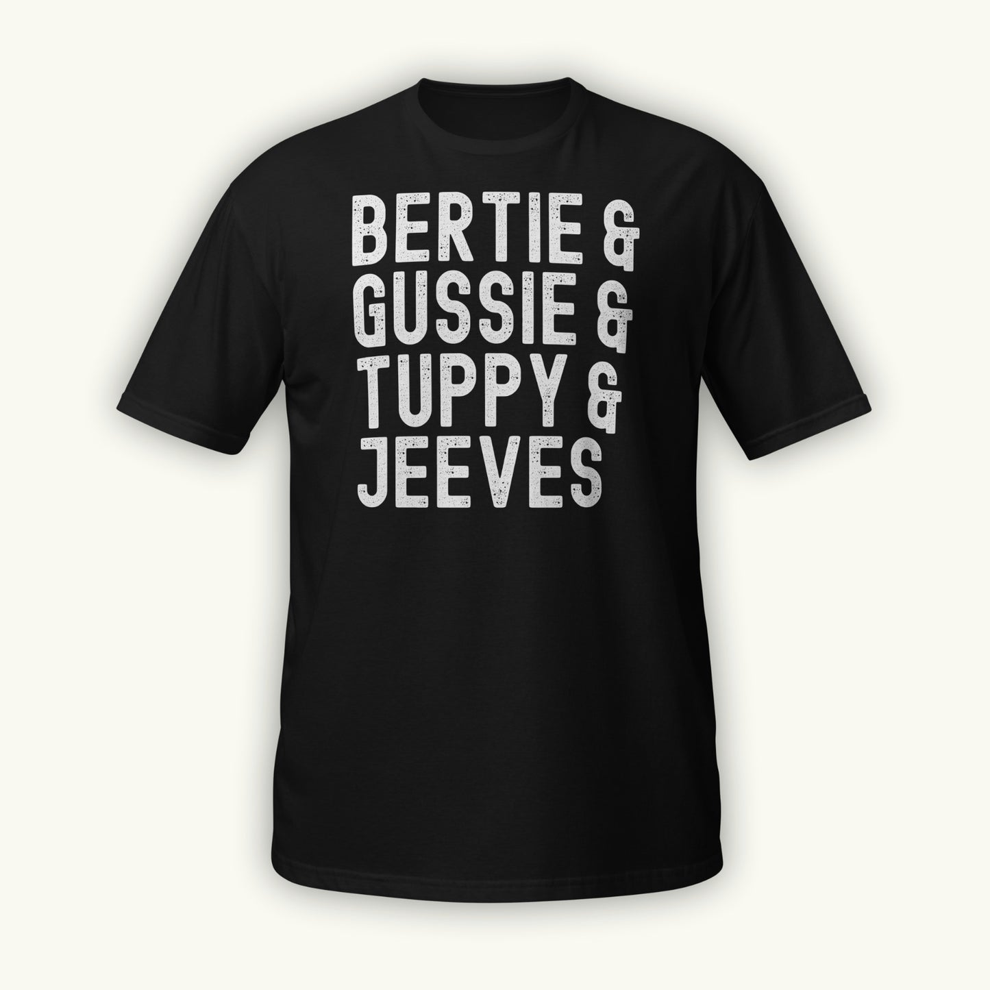 Wodehouse Characters T-Shirt Bertie Wooster Jeeves Gussie Tuppy