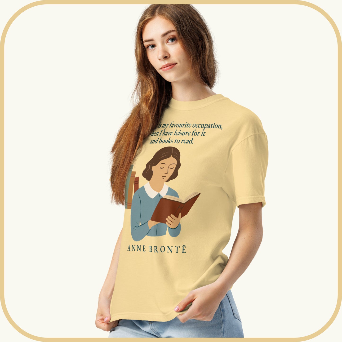 Anne Brontë “Reading Is My Favourite Occupation” Comfort Colors® T-Shirt