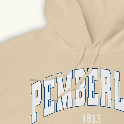 Pemberley Jane Austen Varsity Hoodie | Elizabeth Bennet Mr. Darcy | Pride and Prejudice Sweatshirt
