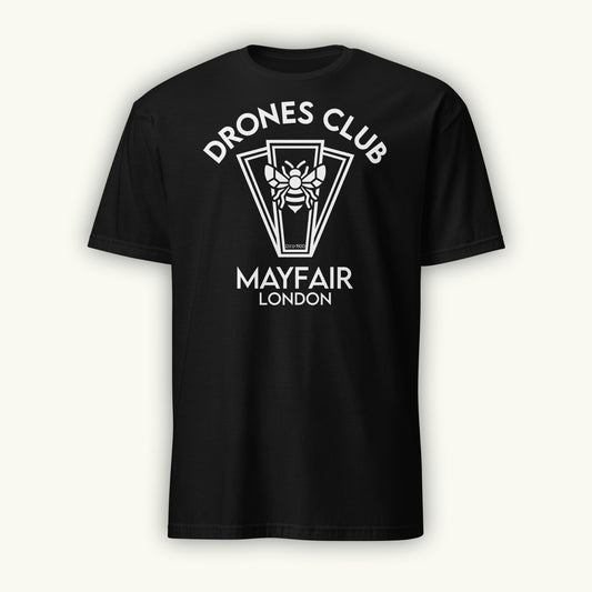 Drones Club Mayfair T-Shirt | P.G. Wodehouse Shirt for Lovers of Bertie Wooster and Jeeves.