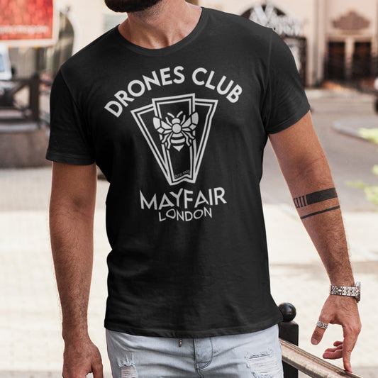 Drones Club Mayfair T-Shirt | P.G. Wodehouse Shirt for Lovers of Bertie Wooster and Jeeves.